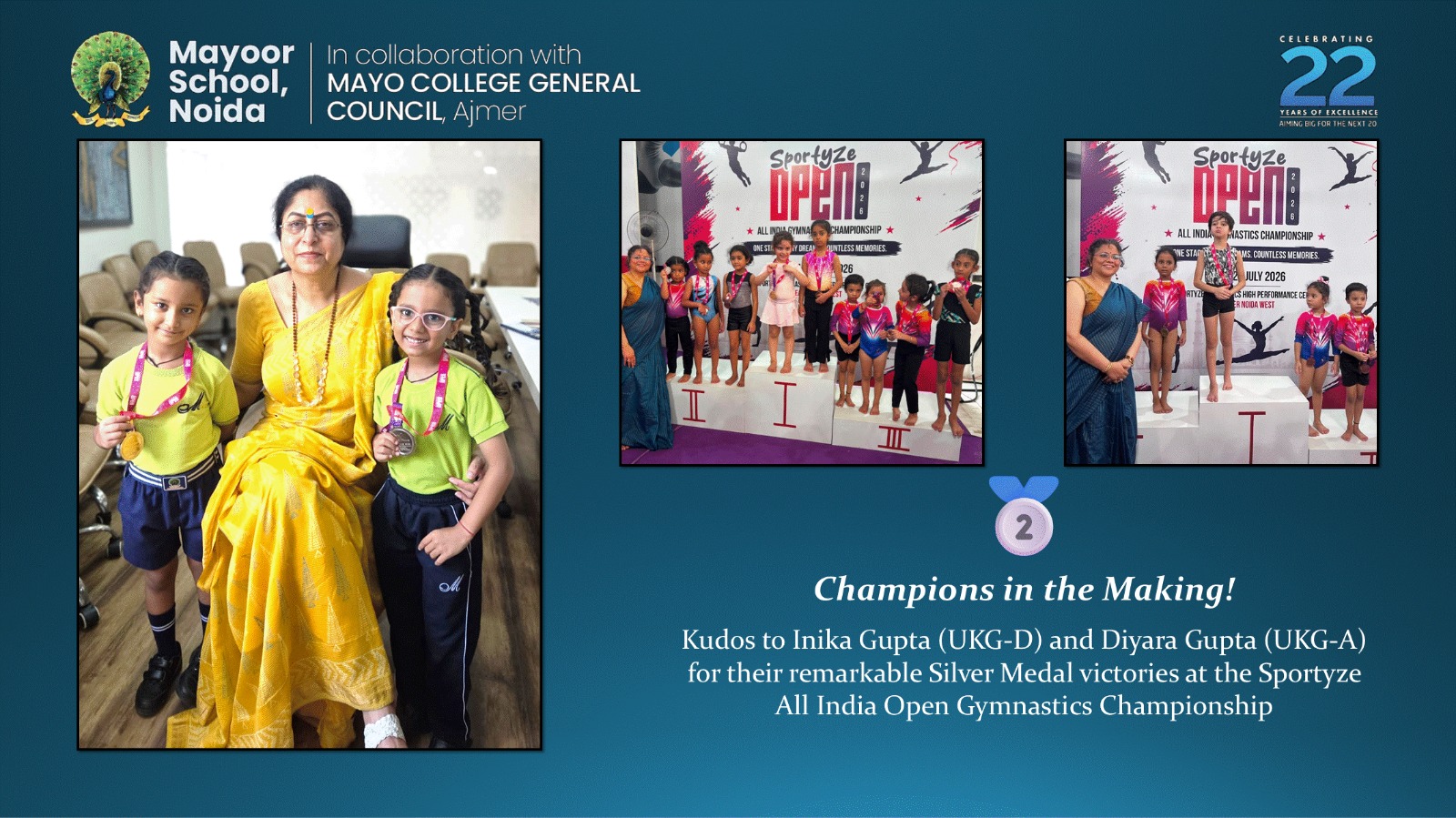 Silver Strokes of Gymnastics Excellence!